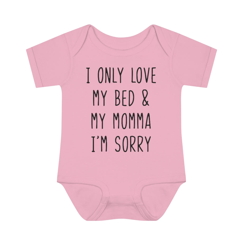 My Bed And My Mama Infant Onesie My Bed And My Mama Infant Onesie