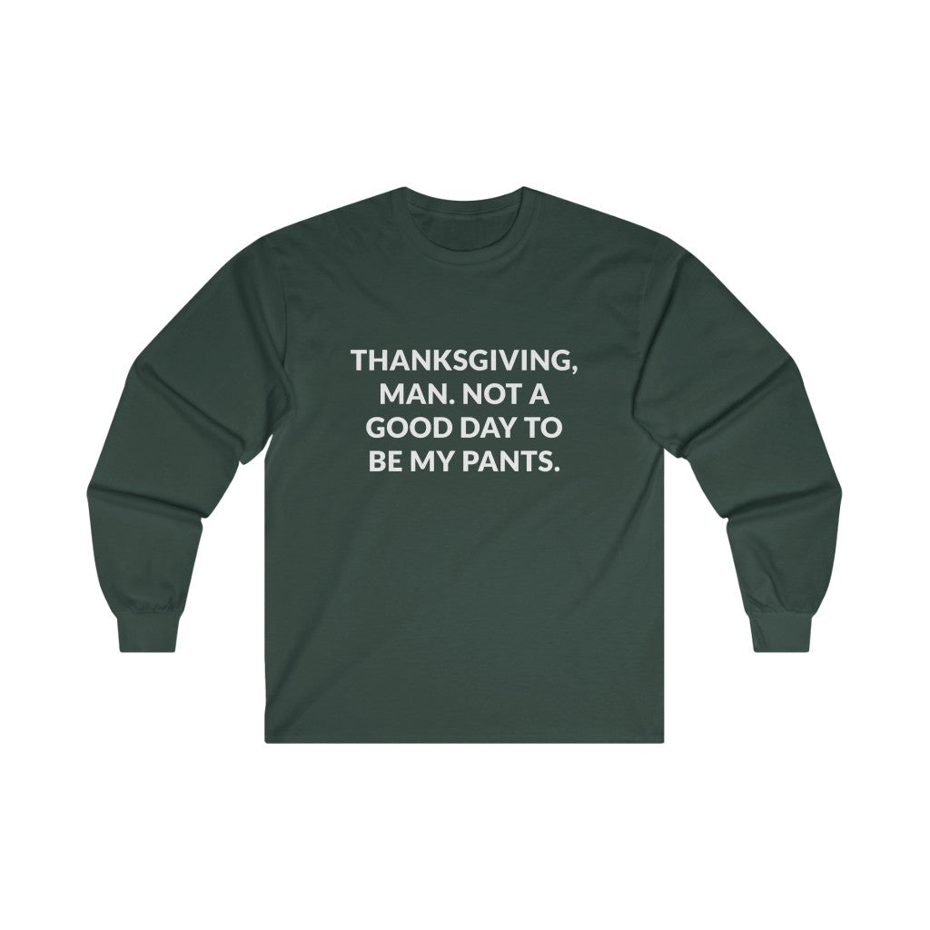Thanksgiving, Man Long Sleeve Tee Thanksgiving, Man Long Sleeve Tee
