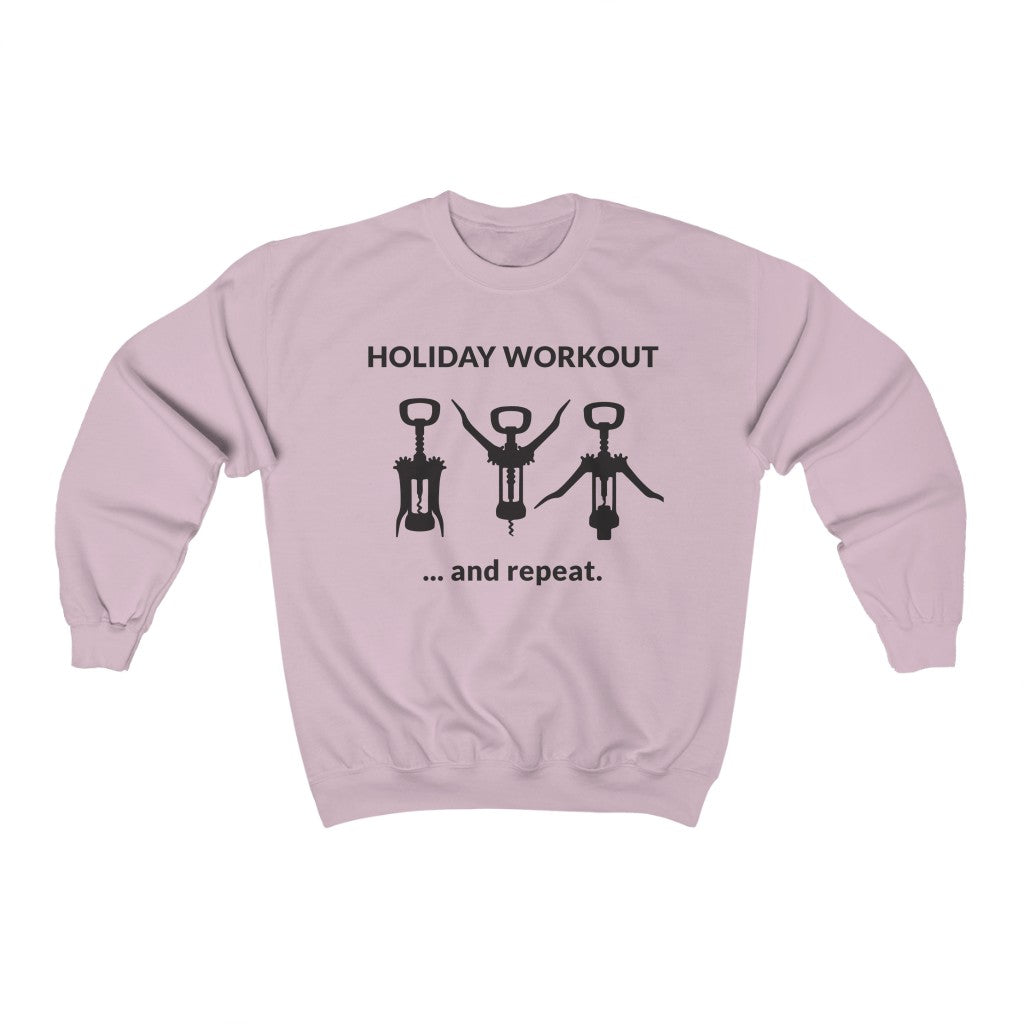 Holiday Workout Crewneck Sweatshirt Holiday Workout Crewneck Sweatshirt