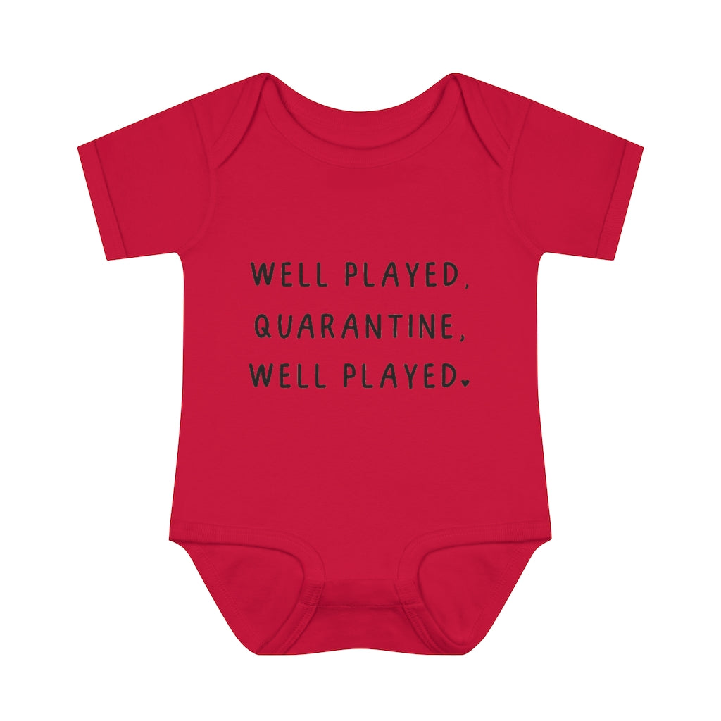 Well Played Quarantine Infant Onesie Well Played Quarantine Infant Onesie