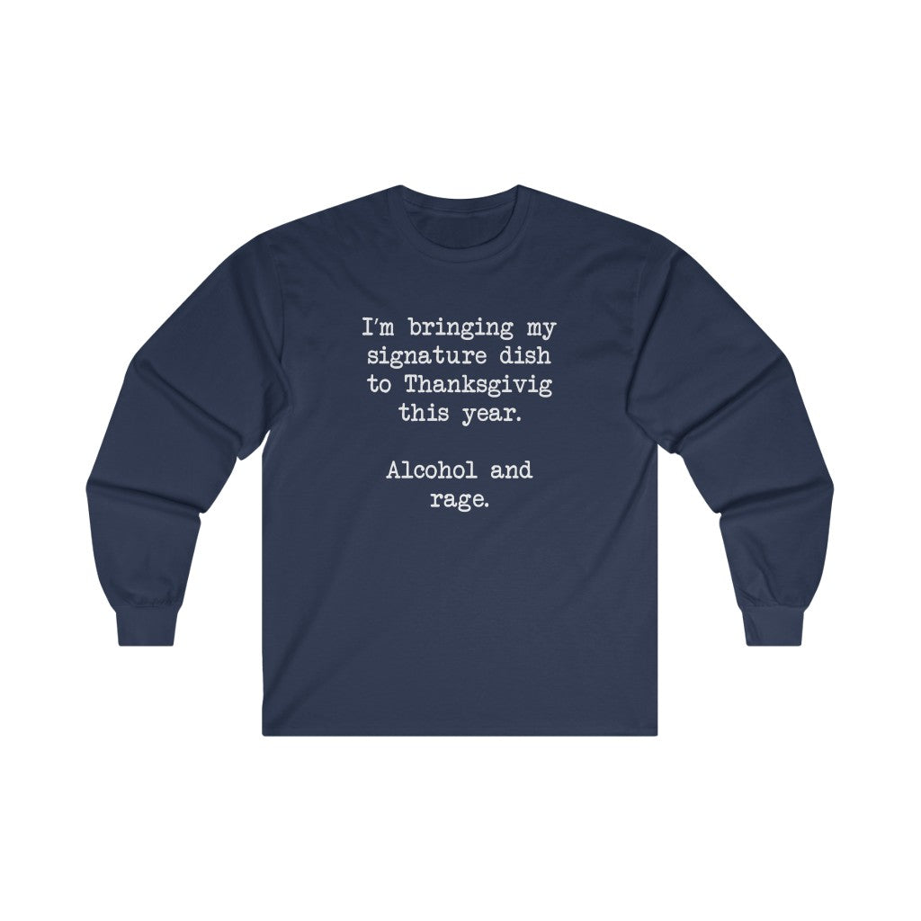 Signature Dish Long Sleeve Tee Signature Dish Long Sleeve Tee