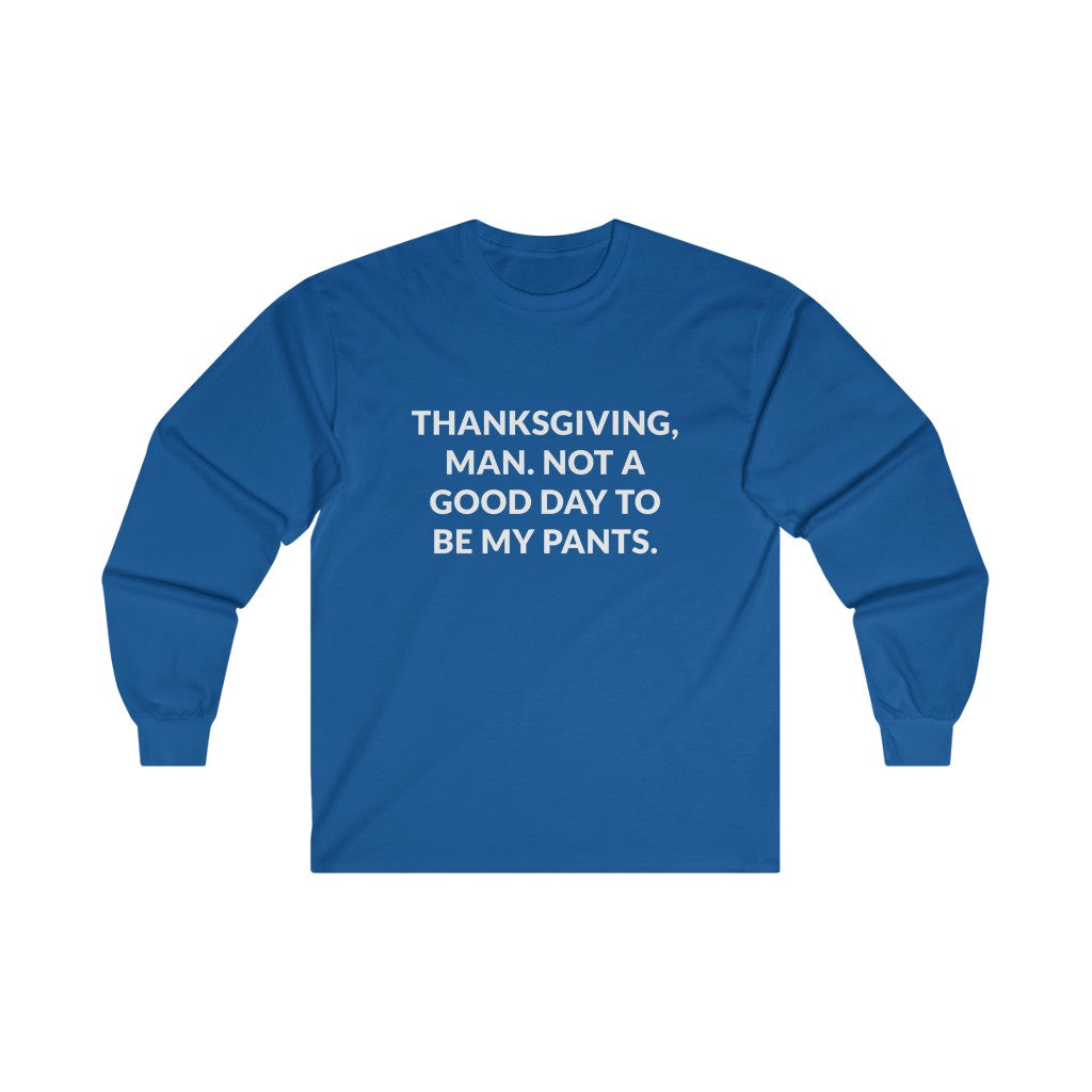 Thanksgiving, Man Long Sleeve Tee Thanksgiving, Man Long Sleeve Tee