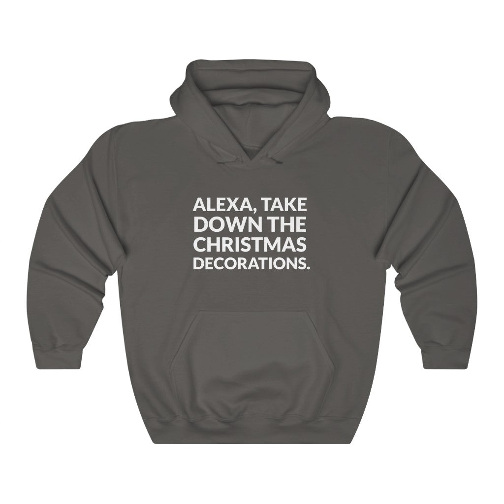 Alexa, The Christmas Decorations Hooded Sweatshirt Alexa, The Christmas Decorations Hooded Sweatshirt