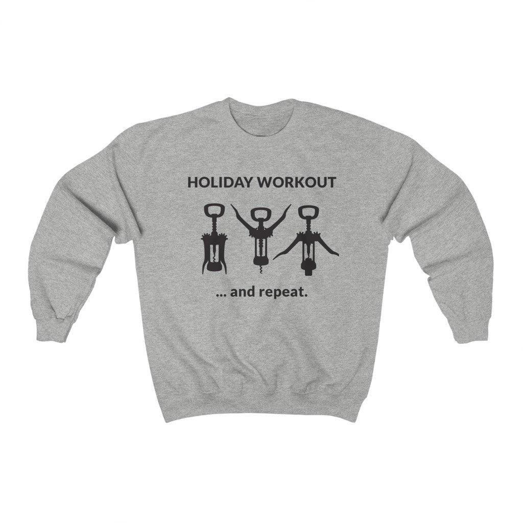 Holiday Workout Crewneck Sweatshirt Holiday Workout Crewneck Sweatshirt
