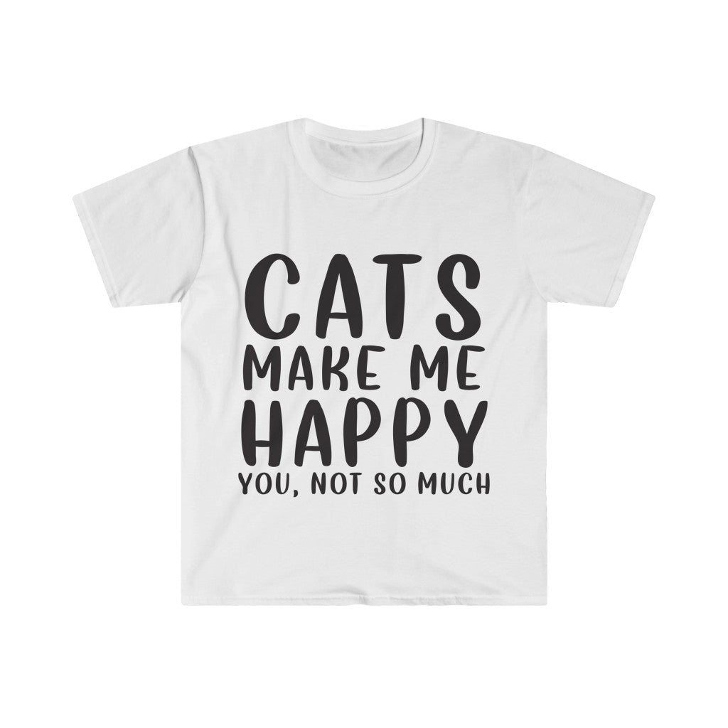 Cats Make Me Happy T-Shirt Cats Make Me Happy T-Shirt