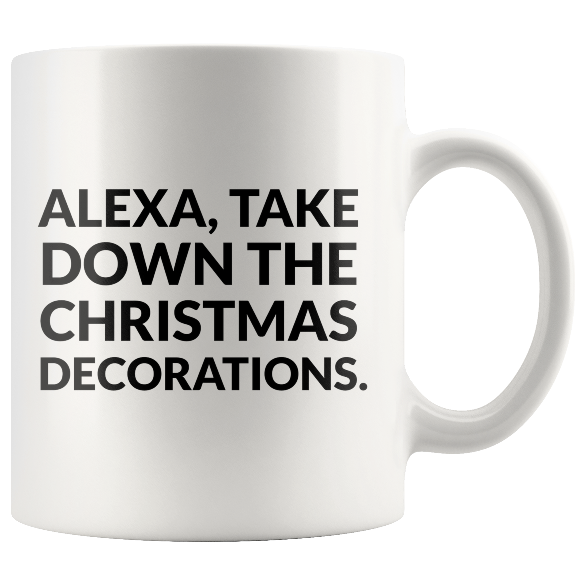 Alexa, The Christmas Decorations Coffee Mug Alexa, The Christmas Decorations Coffee Mug