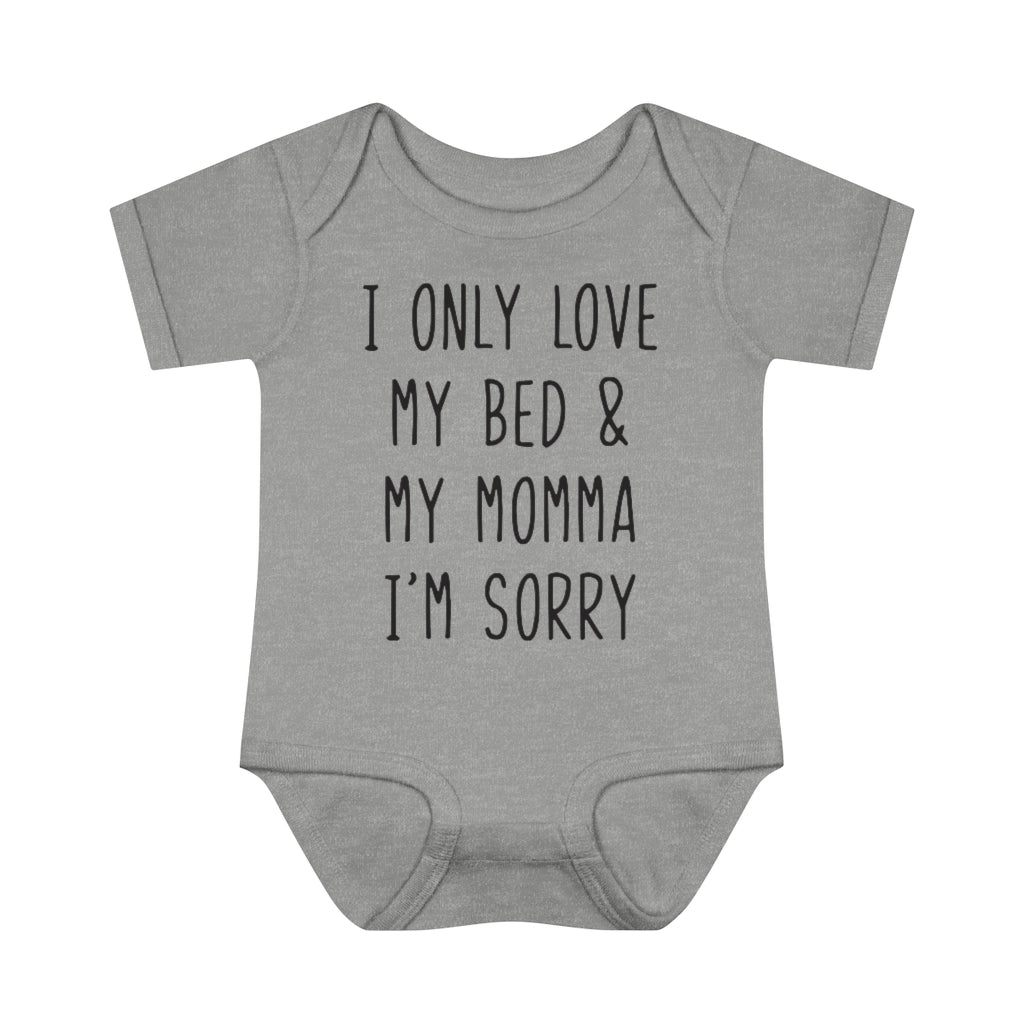 My Bed And My Mama Infant Onesie My Bed And My Mama Infant Onesie