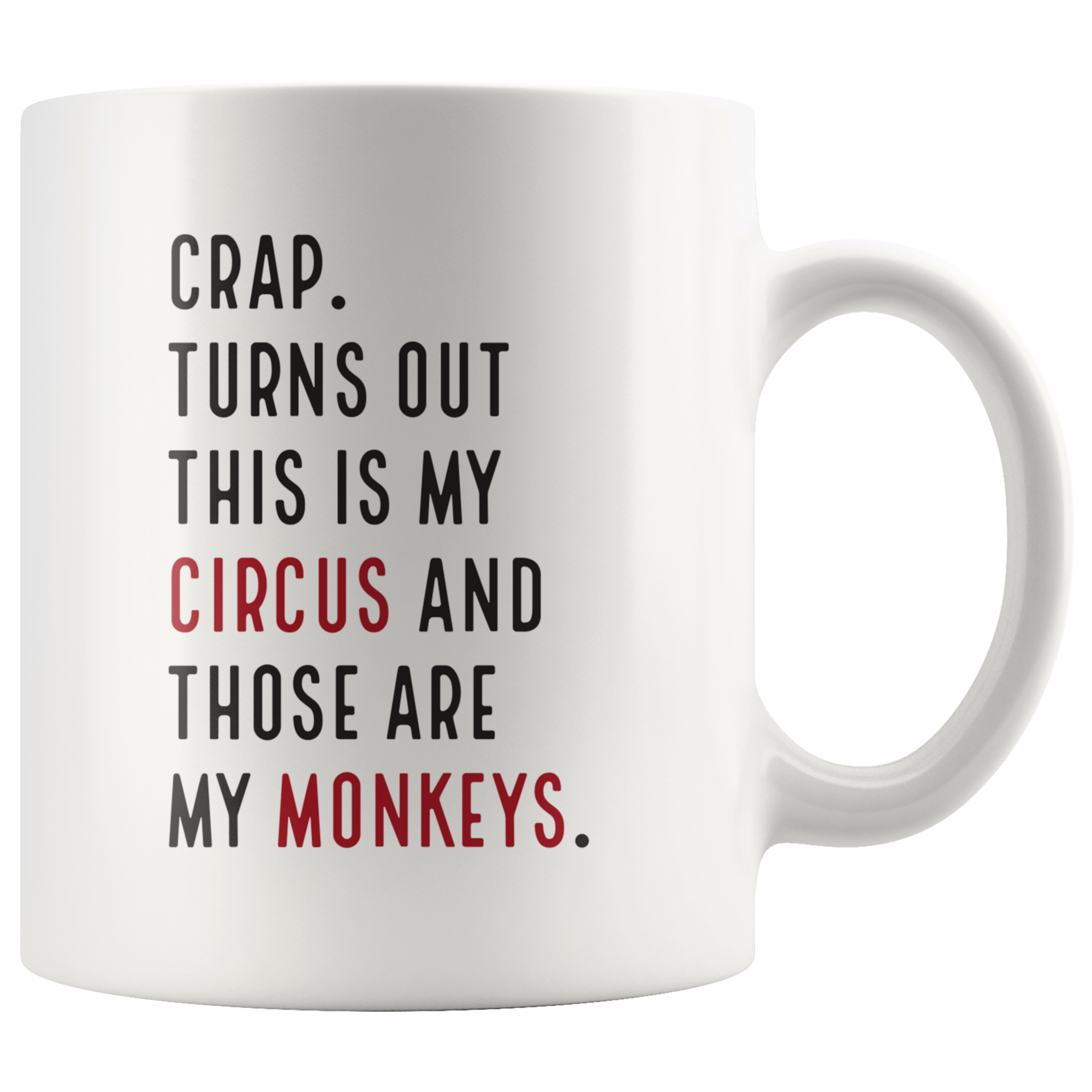 Circus Monkey Coffee Mug Circus Monkey Coffee Mug
