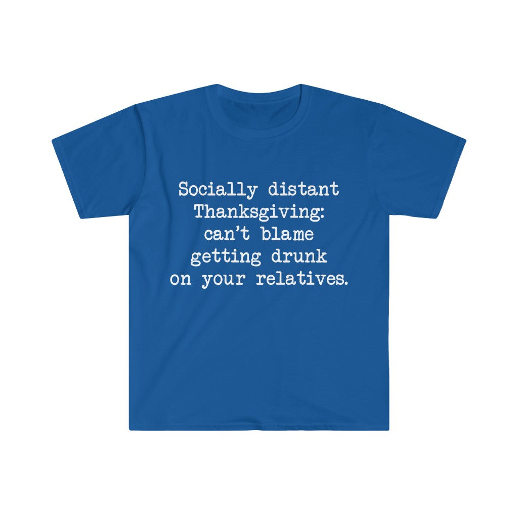 Socially Distant Thanksgiving T-Shirt Socially Distant Thanksgiving T-Shirt