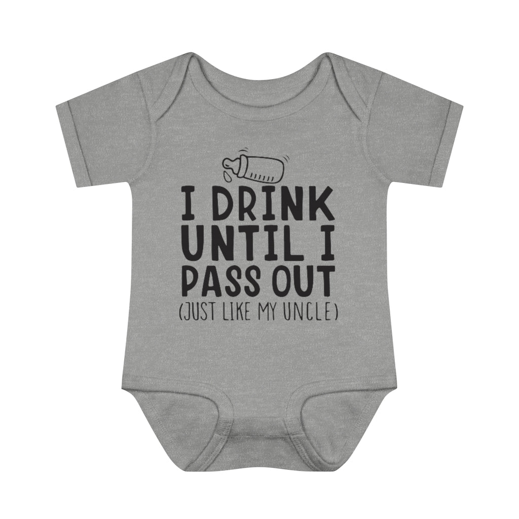 I Drink Like My Uncle Infant Onesie I Drink Like My Uncle Infant Onesie