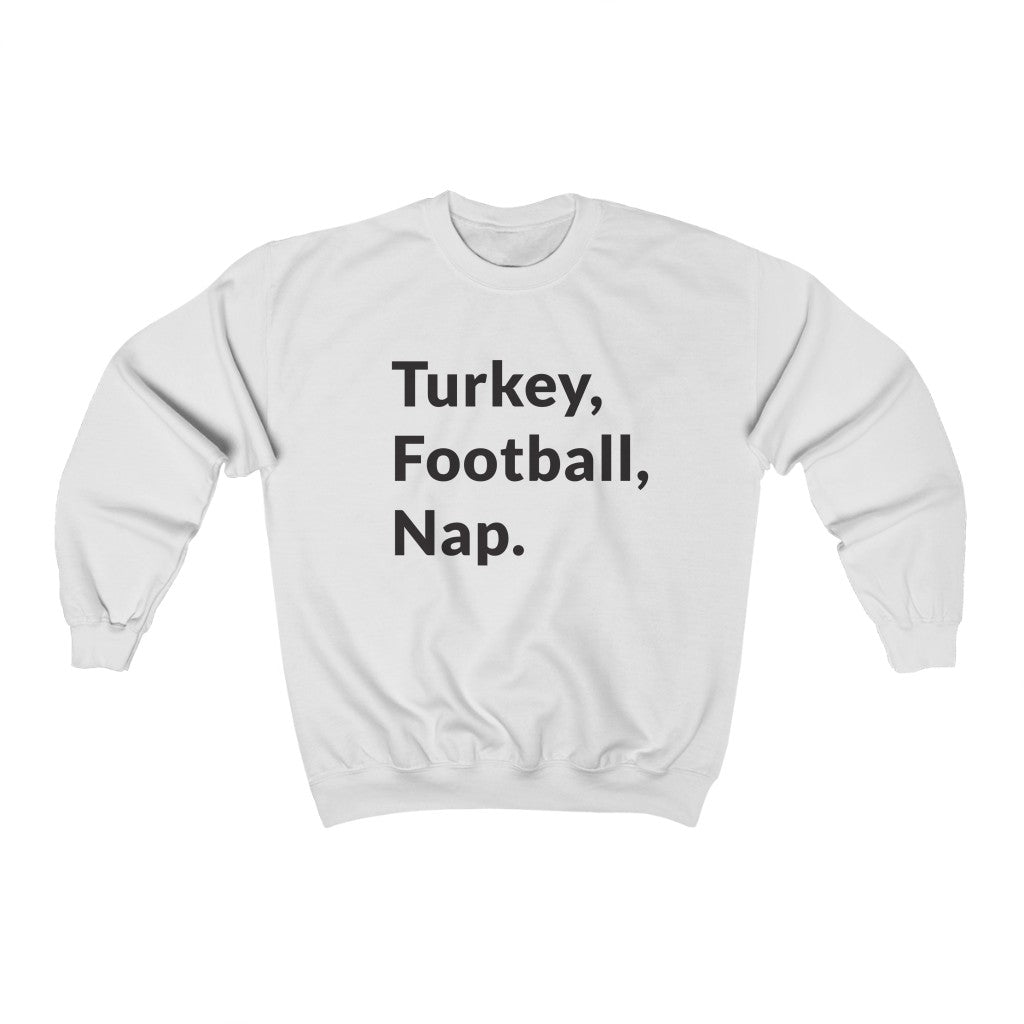 Turkey, Football, Nap Crewneck Sweatshirt Turkey, Football, Nap Crewneck Sweatshirt