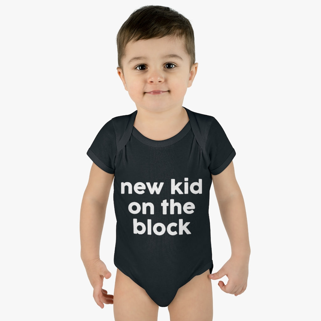 New Kid On The Block Infant Onesie New Kid On The Block Infant Onesie
