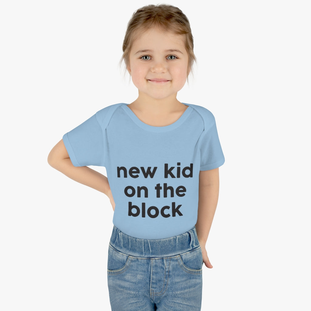 New Kid On The Block Infant Onesie New Kid On The Block Infant Onesie