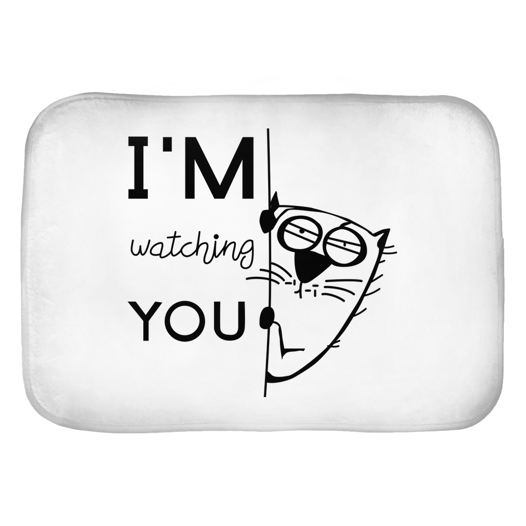 I'm Watching You Bath Mats I'm Watching You Bath Mats
