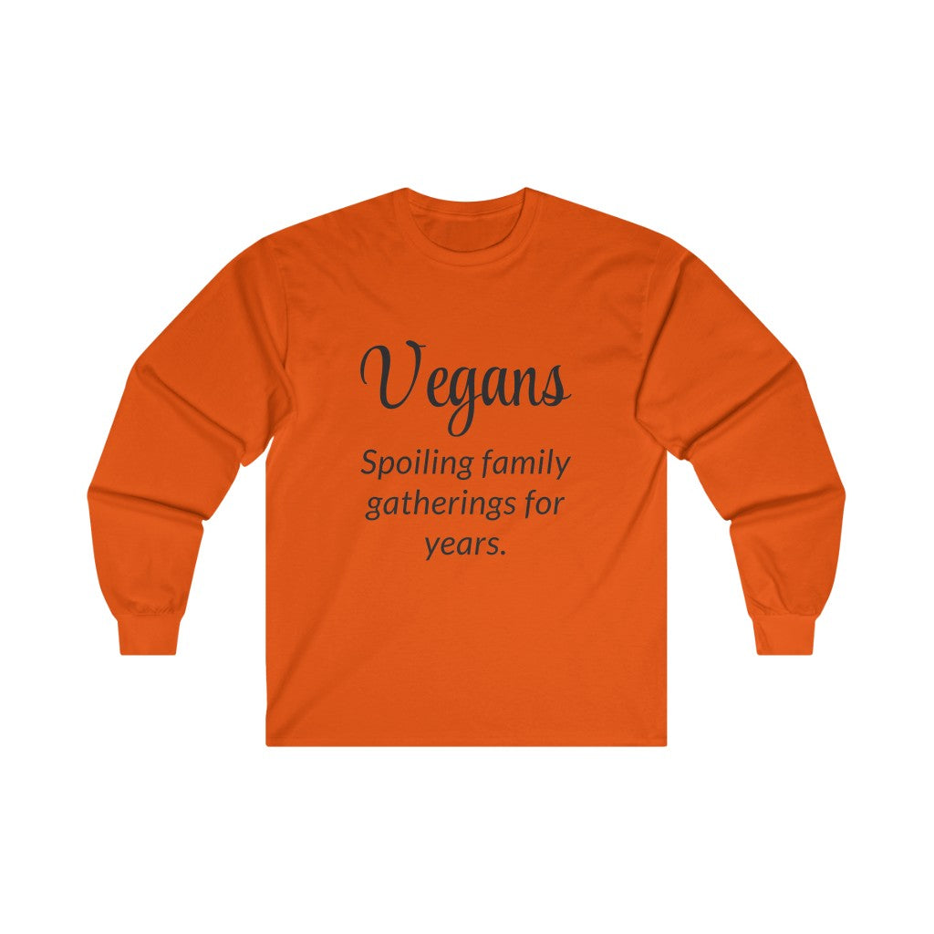 Vegans Long Sleeve Tee Vegans Long Sleeve Tee