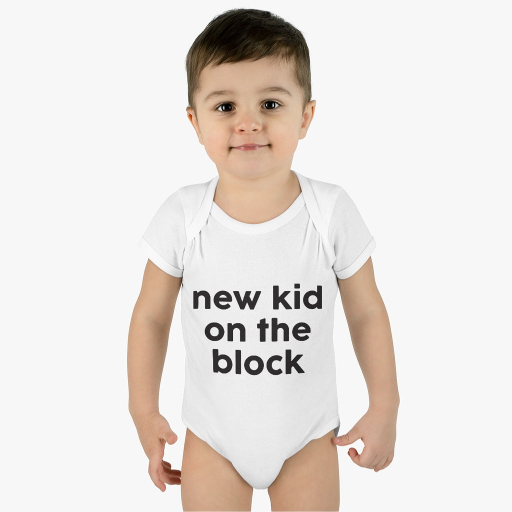 New Kid On The Block Infant Onesie New Kid On The Block Infant Onesie