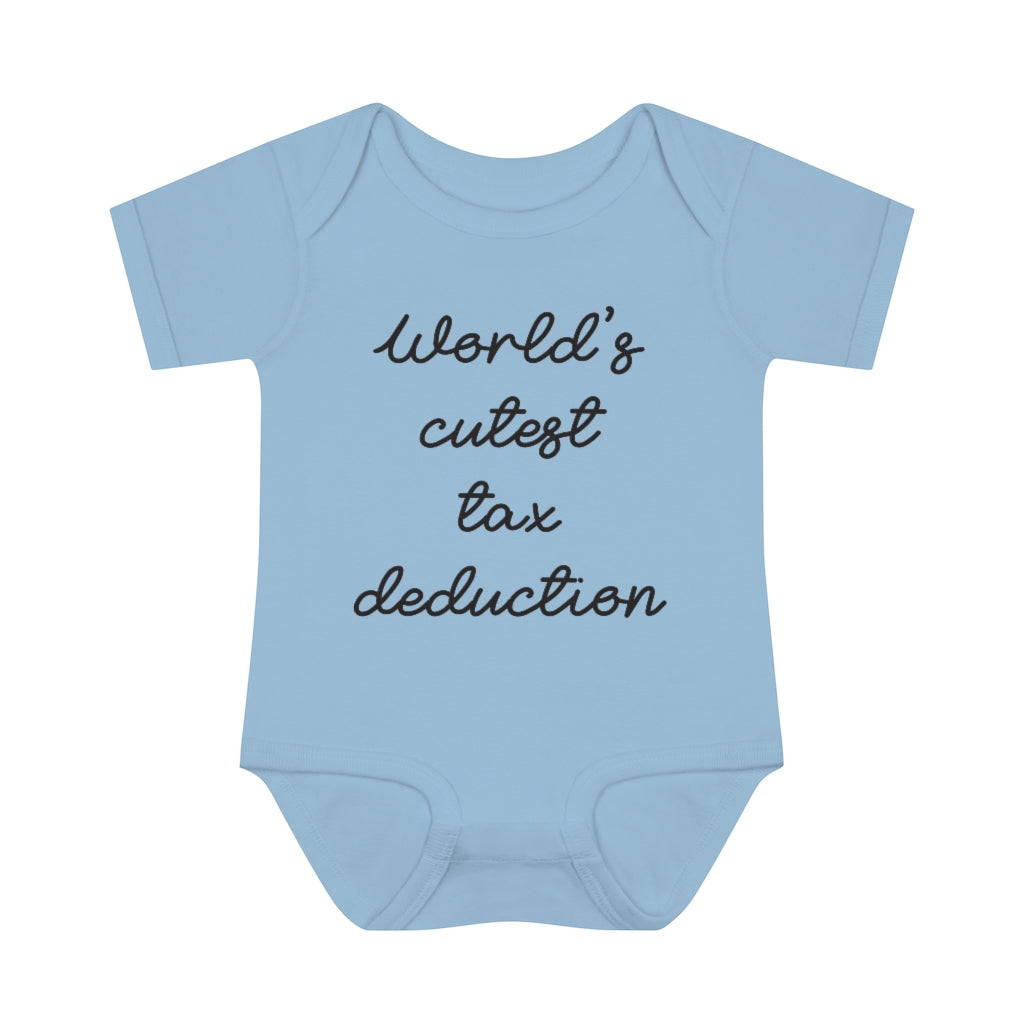 Cute Tax Deduction Infant Onesie Cute Tax Deduction Infant Onesie