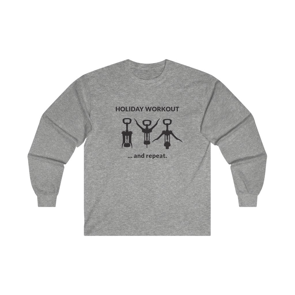 Holiday Workout Long Sleeve Tee Holiday Workout Long Sleeve Tee
