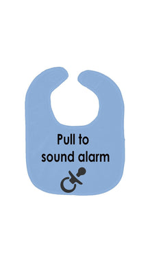 Pull To Sound Alarm Baby Bib