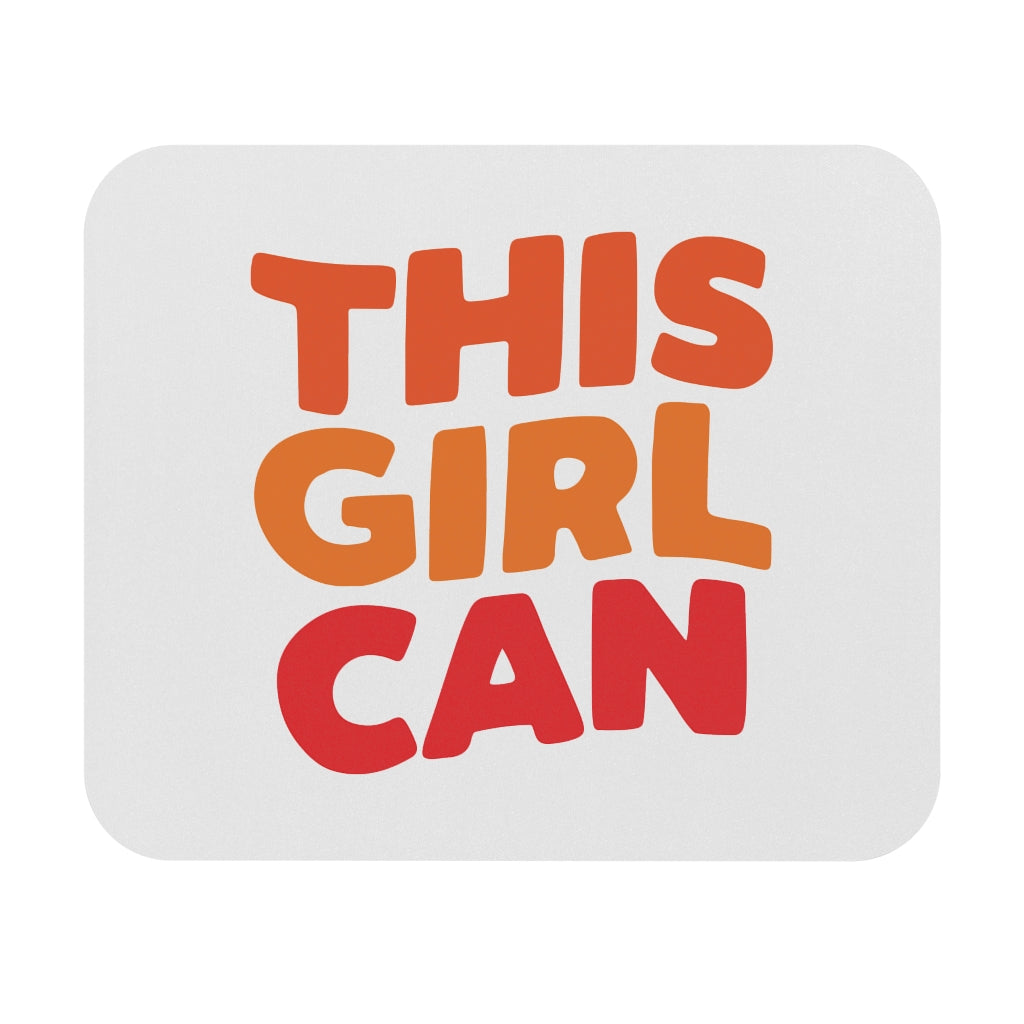 This Girl Can Motivational Mouse Pad This Girl Can Motivational Mouse Pad