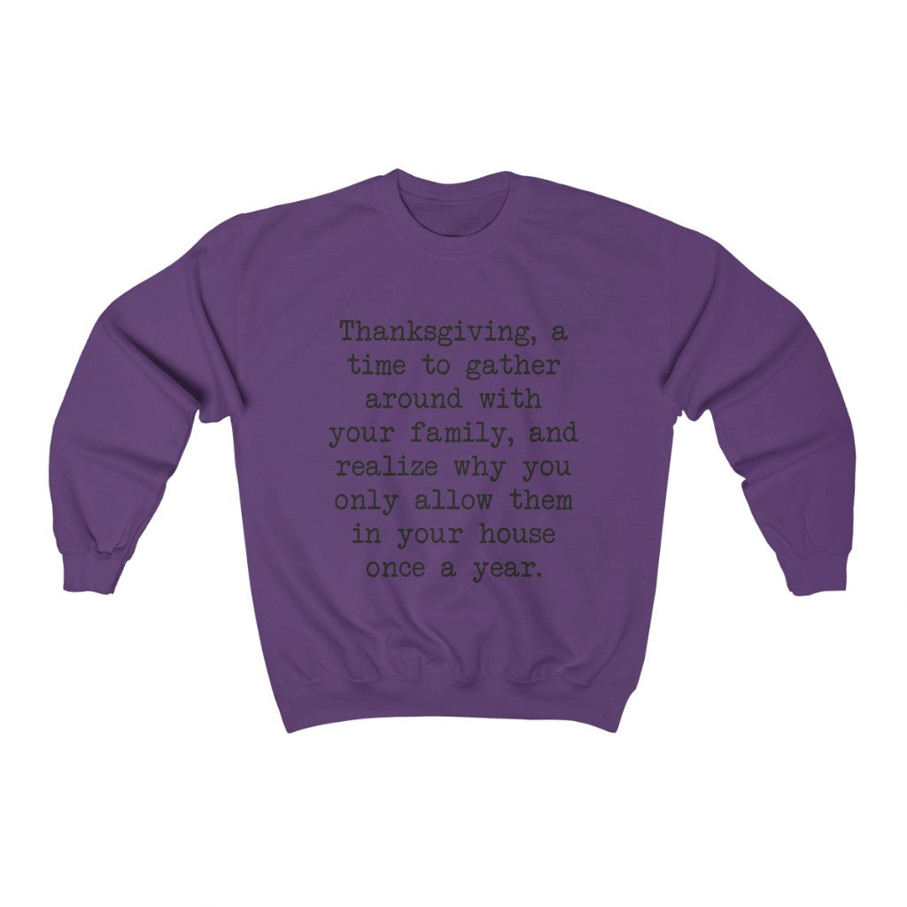 Thanksgiving Gathering Crewneck Sweatshirt Thanksgiving Gathering Crewneck Sweatshirt