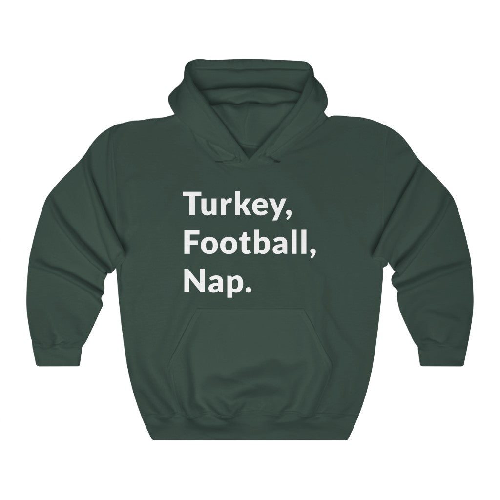 Turkey, Football, Nap Hooded Sweatshirt Turkey, Football, Nap Hooded Sweatshirt