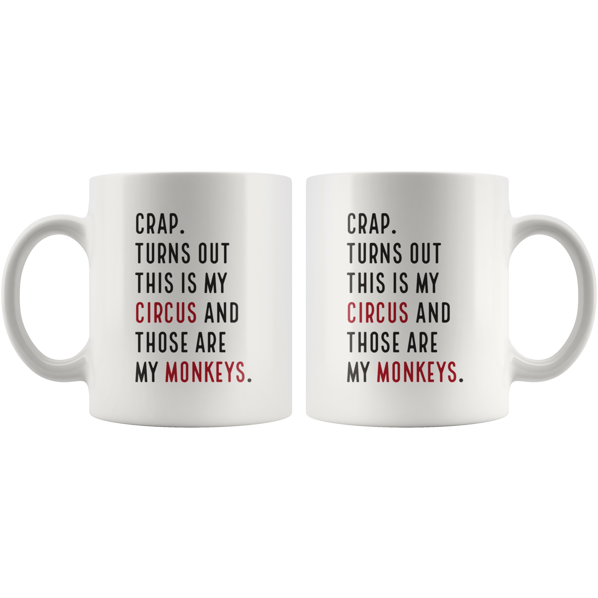 Circus Monkey Coffee Mug Circus Monkey Coffee Mug