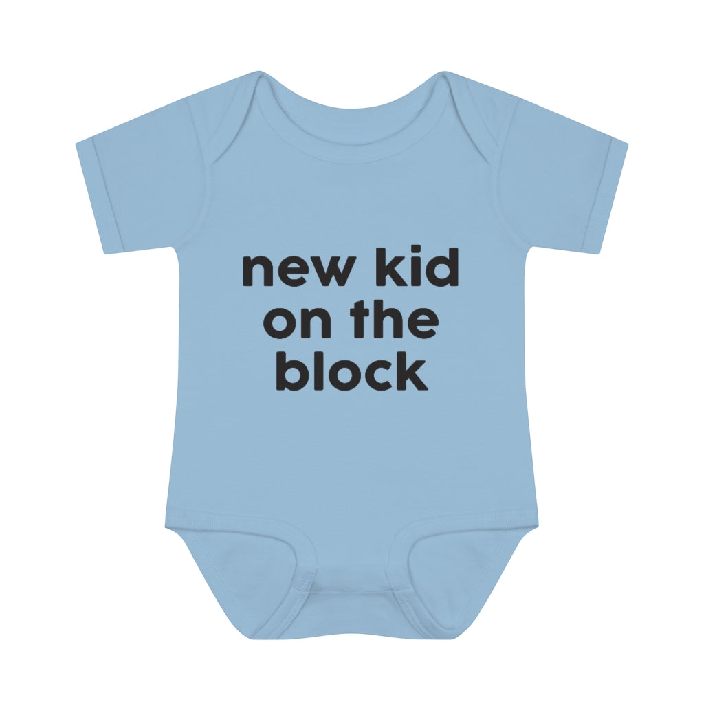 New Kid On The Block Infant Onesie New Kid On The Block Infant Onesie