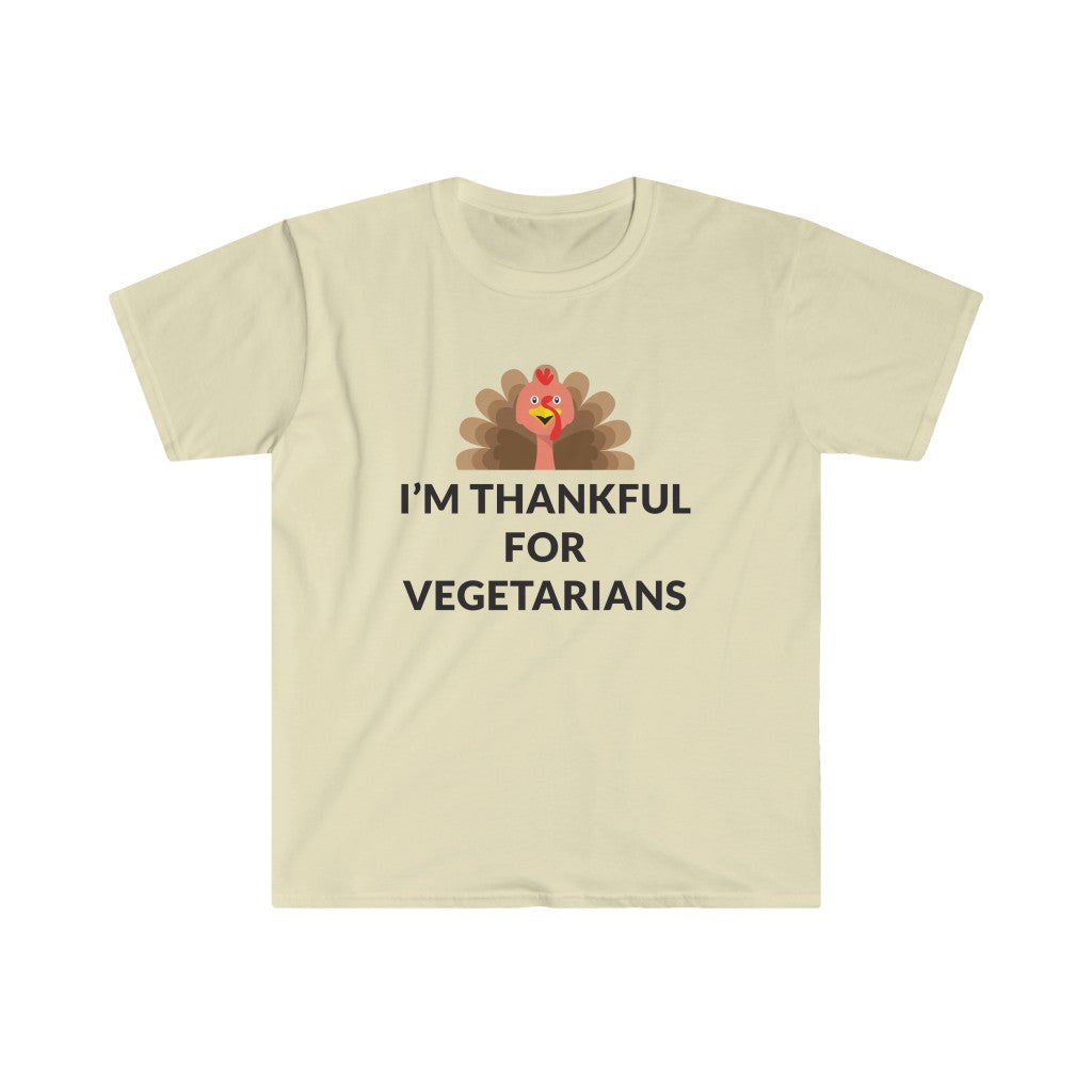 Thankful For Vegetarians T-Shirt Thankful For Vegetarians T-Shirt