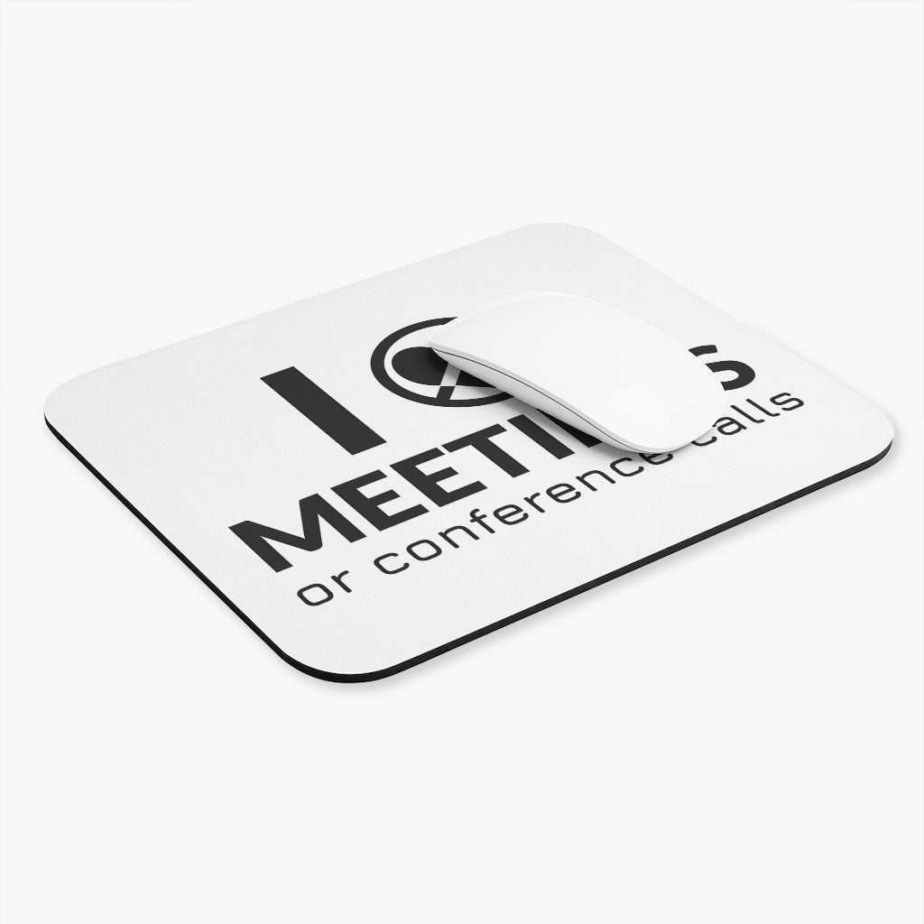 I Heart Meetings Workplace Mouse Pad I Heart Meetings Workplace Mouse Pad