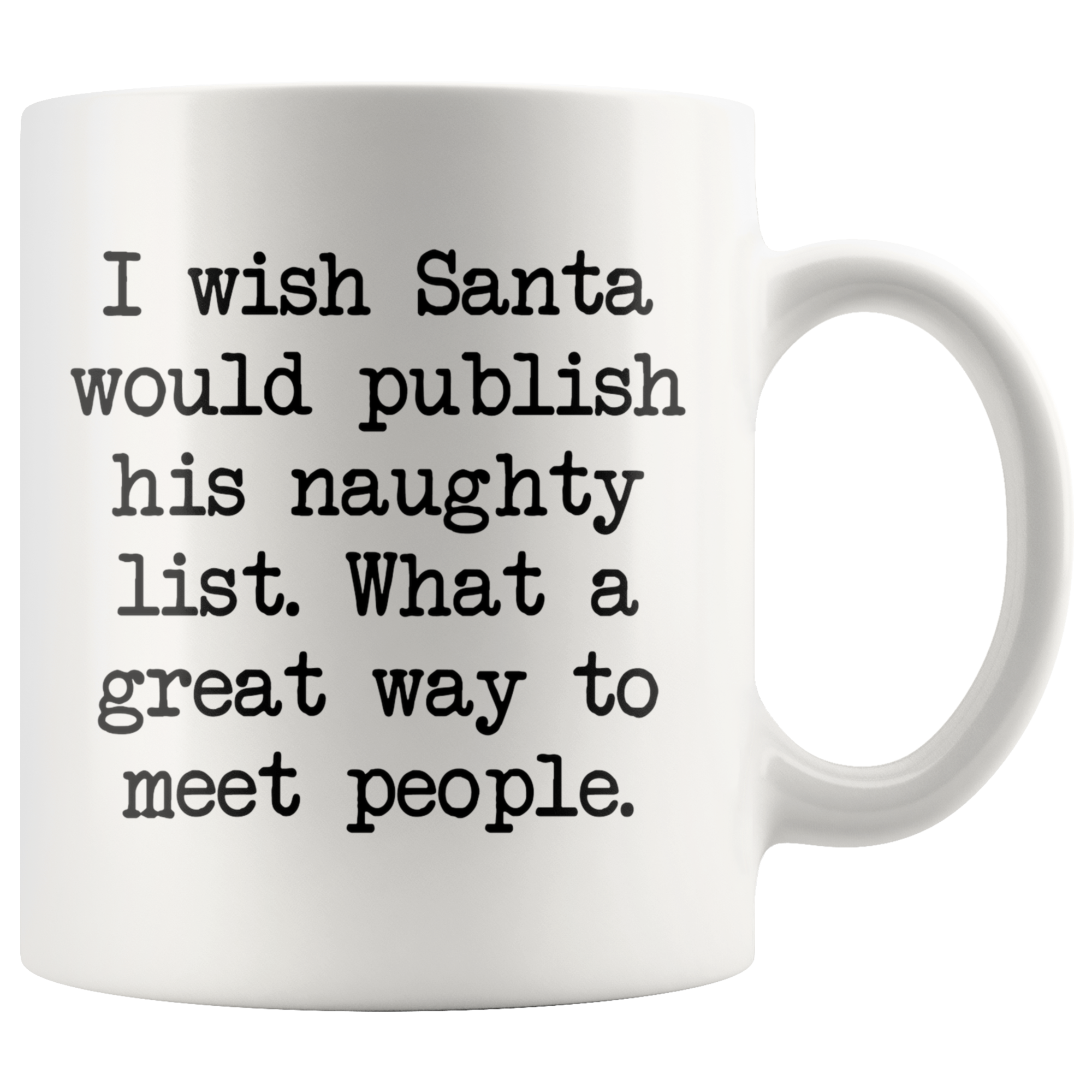Santa's Naughty List Coffee Mug Santa's Naughty List Coffee Mug