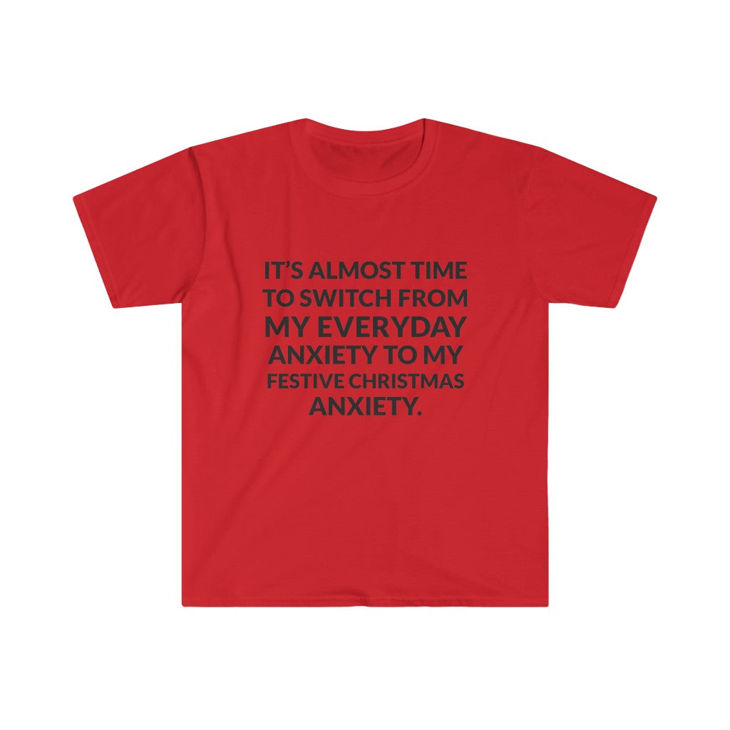 Holiday Anxiety T-Shirt Holiday Anxiety T-Shirt