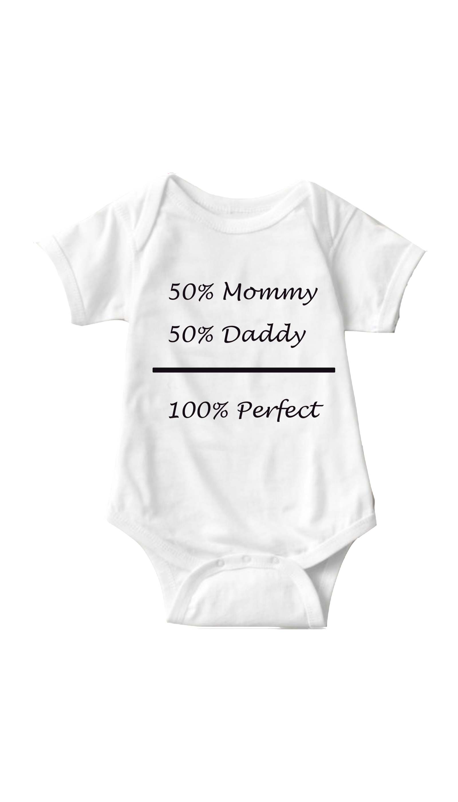 100% Perfect Infant Onesie 100% Perfect White Infant Onesie | Sarcastic ME