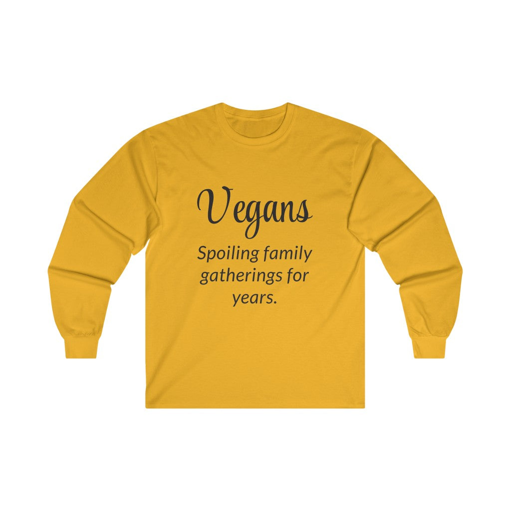 Vegans Long Sleeve Tee Vegans Long Sleeve Tee