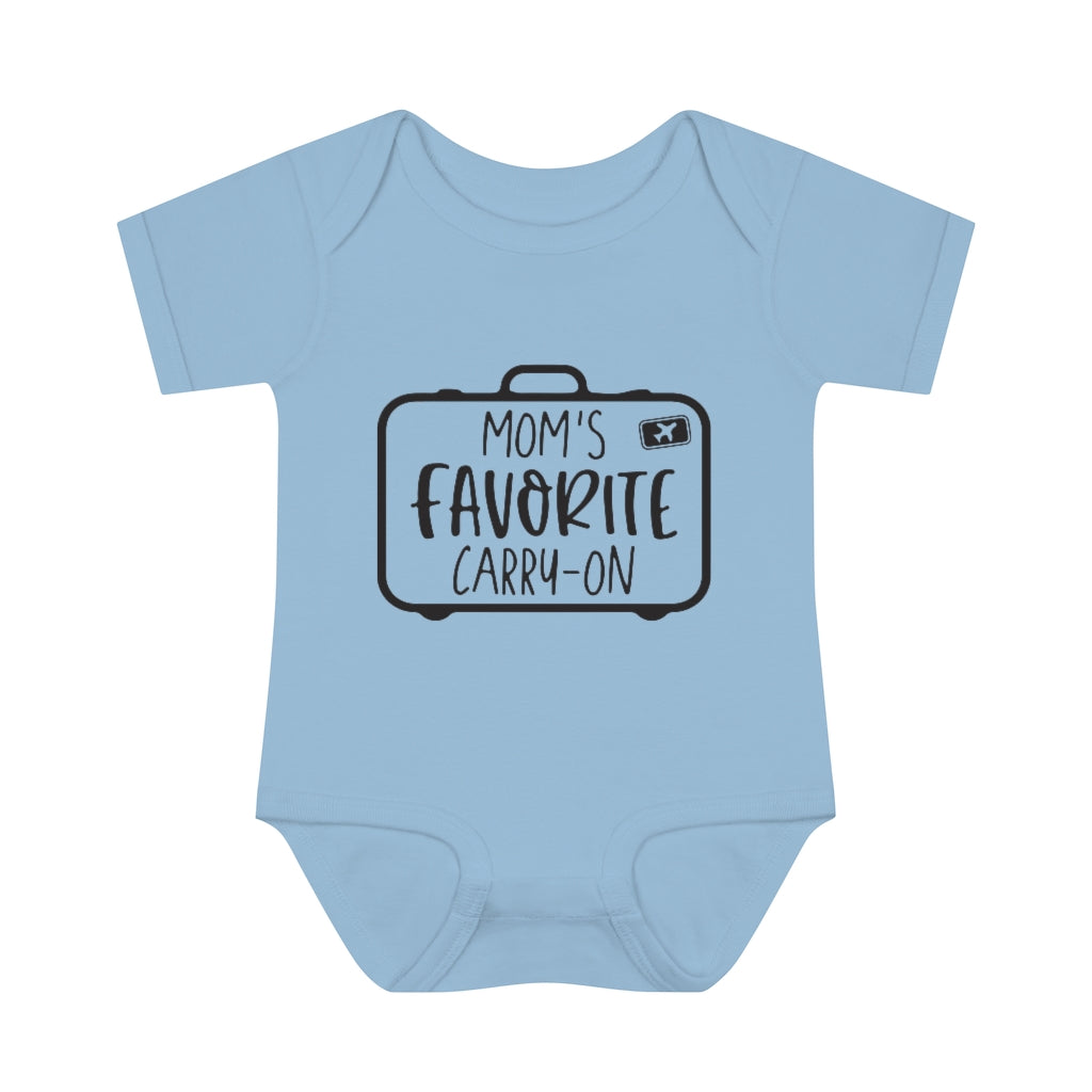 Mom's Favorite Carry-On Infant Onesie Mom's Favorite Carry-On Infant Onesie