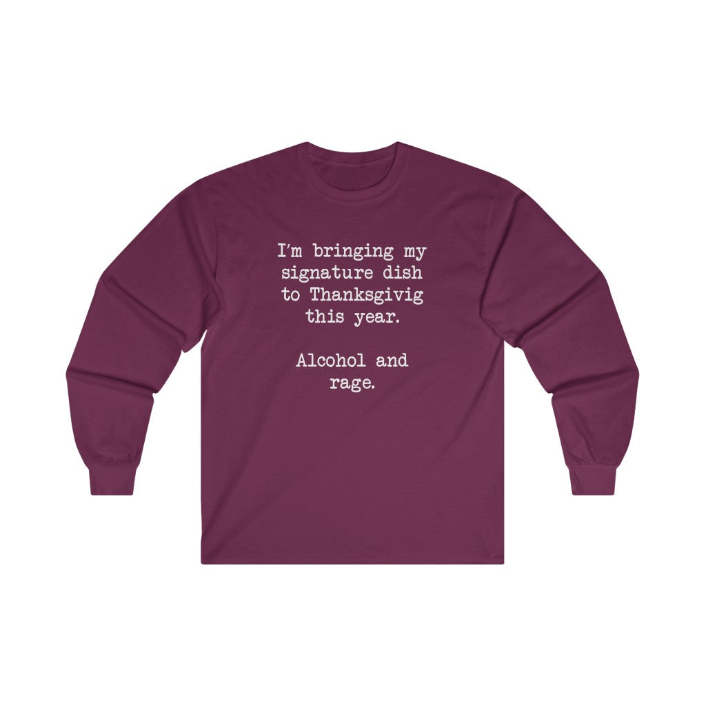Signature Dish Long Sleeve Tee Signature Dish Long Sleeve Tee