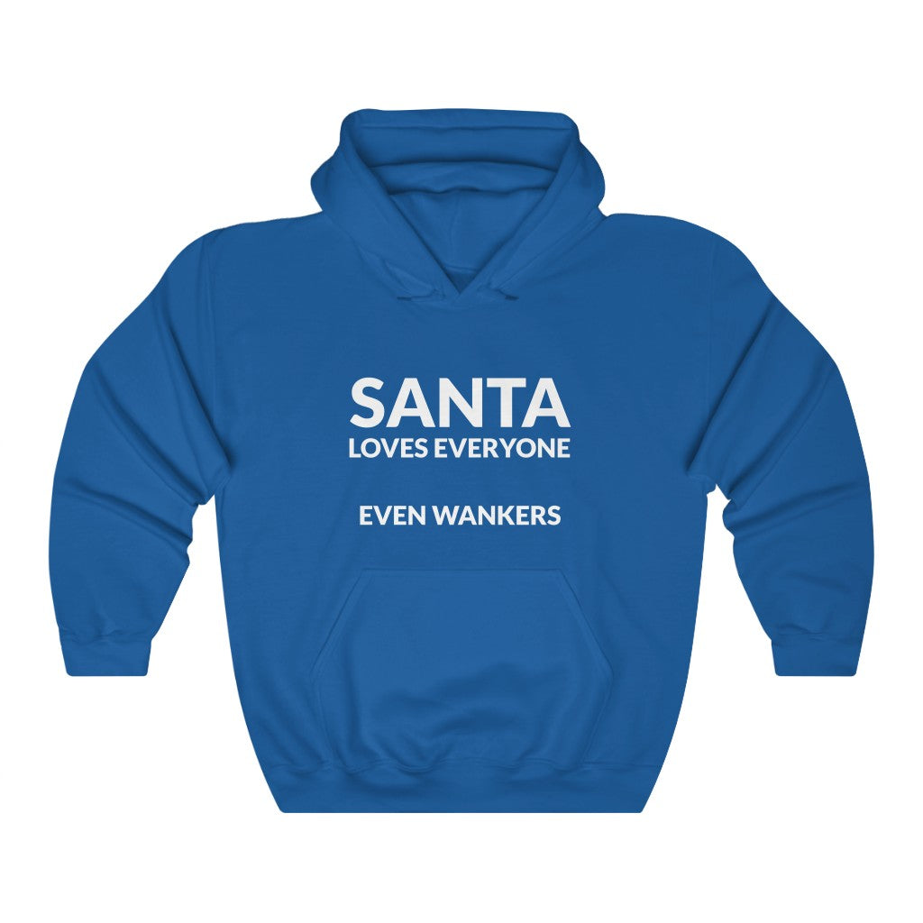Santa Loves Everyone Hooded Sweatshirt Santa Loves Everyone Hooded Sweatshirt