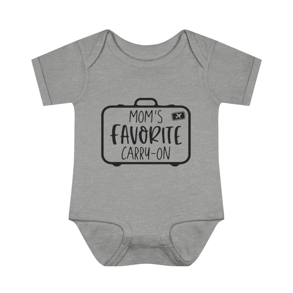 Mom's Favorite Carry-On Infant Onesie Mom's Favorite Carry-On Infant Onesie