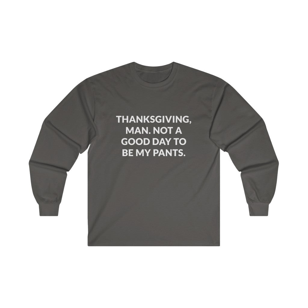 Thanksgiving, Man Long Sleeve Tee Thanksgiving, Man Long Sleeve Tee