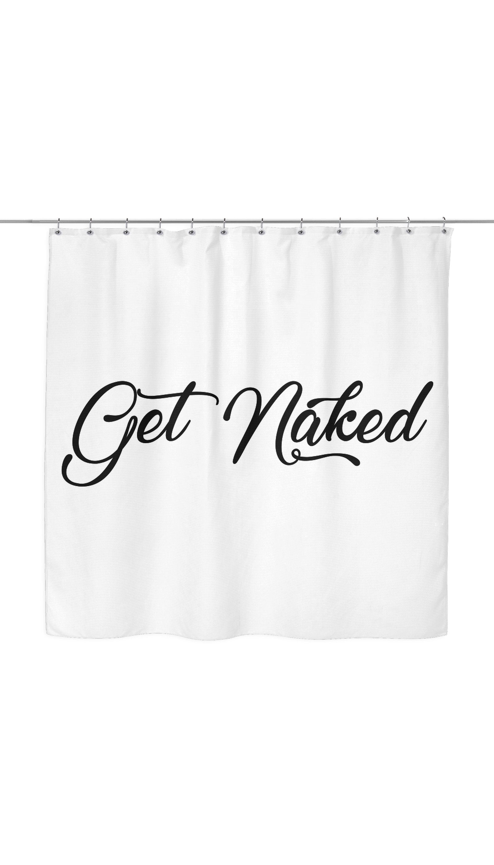 Get Naked Shower Curtain Get Naked Shower Curtain