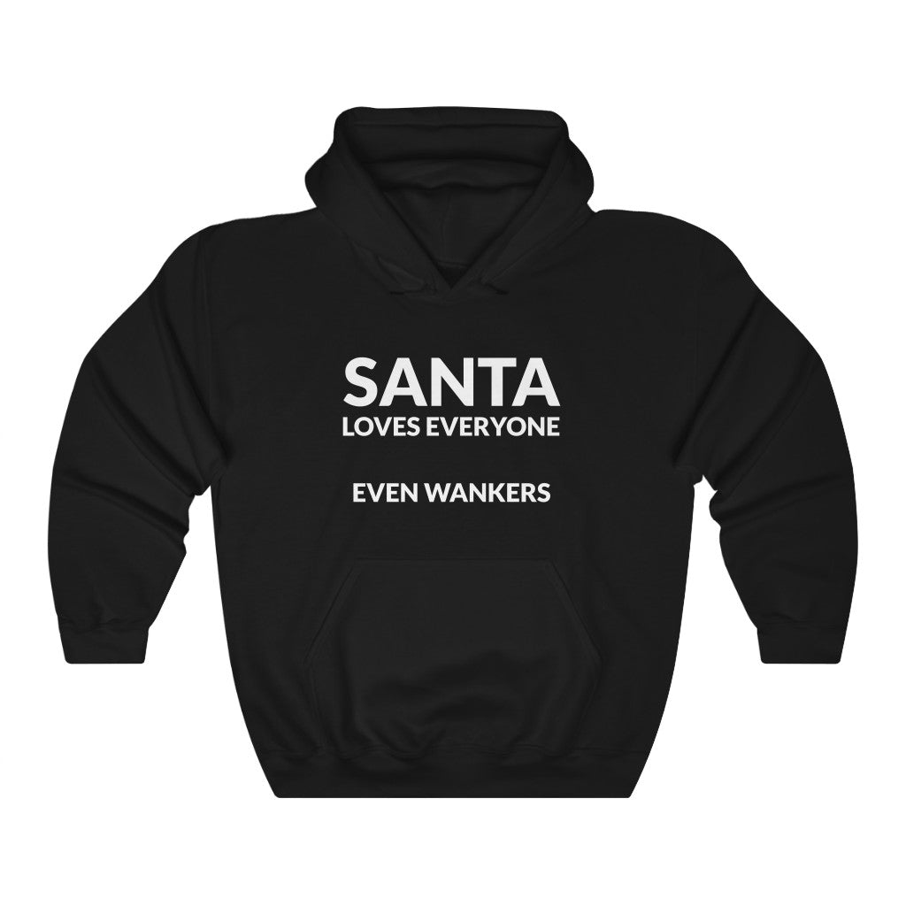 Santa Loves Everyone Hooded Sweatshirt Santa Loves Everyone Hooded Sweatshirt