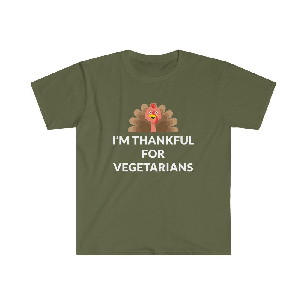 Thankful For Vegetarians T-Shirt Thankful For Vegetarians T-Shirt
