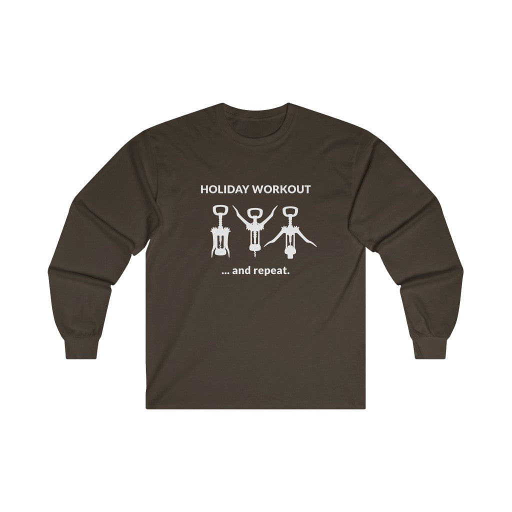 Holiday Workout Long Sleeve Tee Holiday Workout Long Sleeve Tee