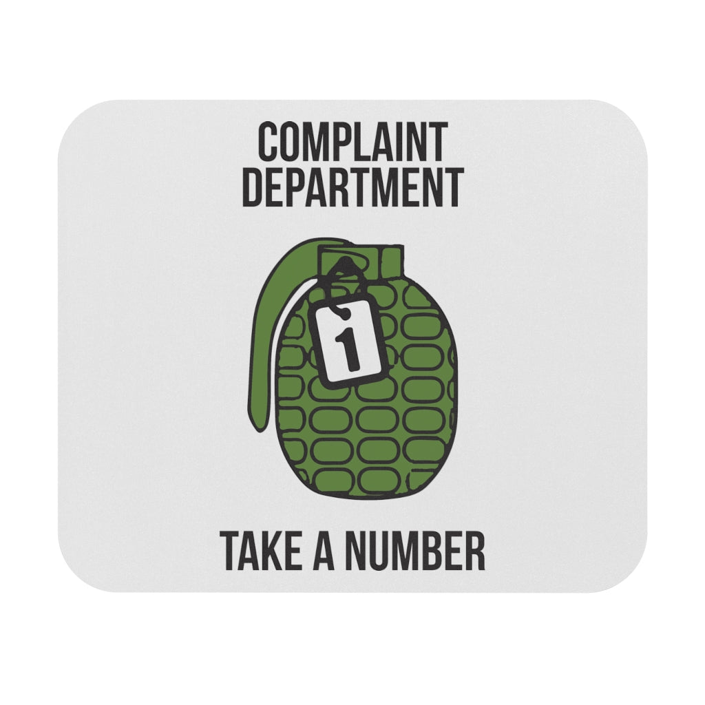 Complaint Department Mouse Pad Complaint Department Mouse Pad