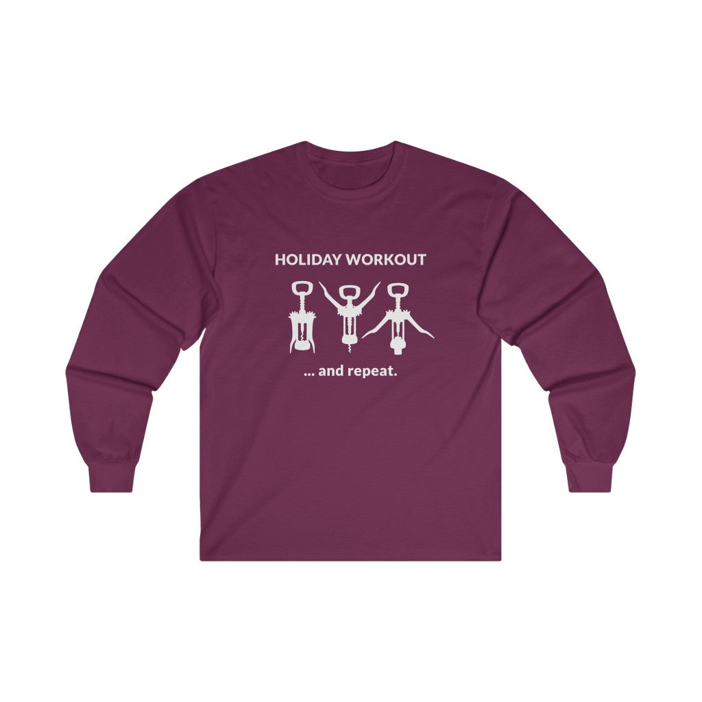 Holiday Workout Long Sleeve Tee Holiday Workout Long Sleeve Tee