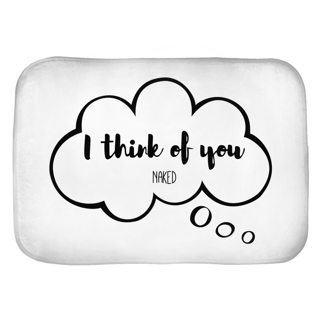I Think Of You Naked Bath Mats I Think Of You Naked Bath Mats