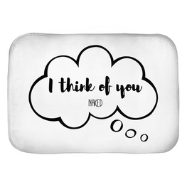 I Think Of You Naked Bath Mats