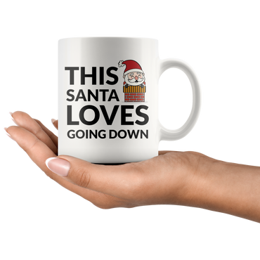 Naughty Santa Coffee Mug