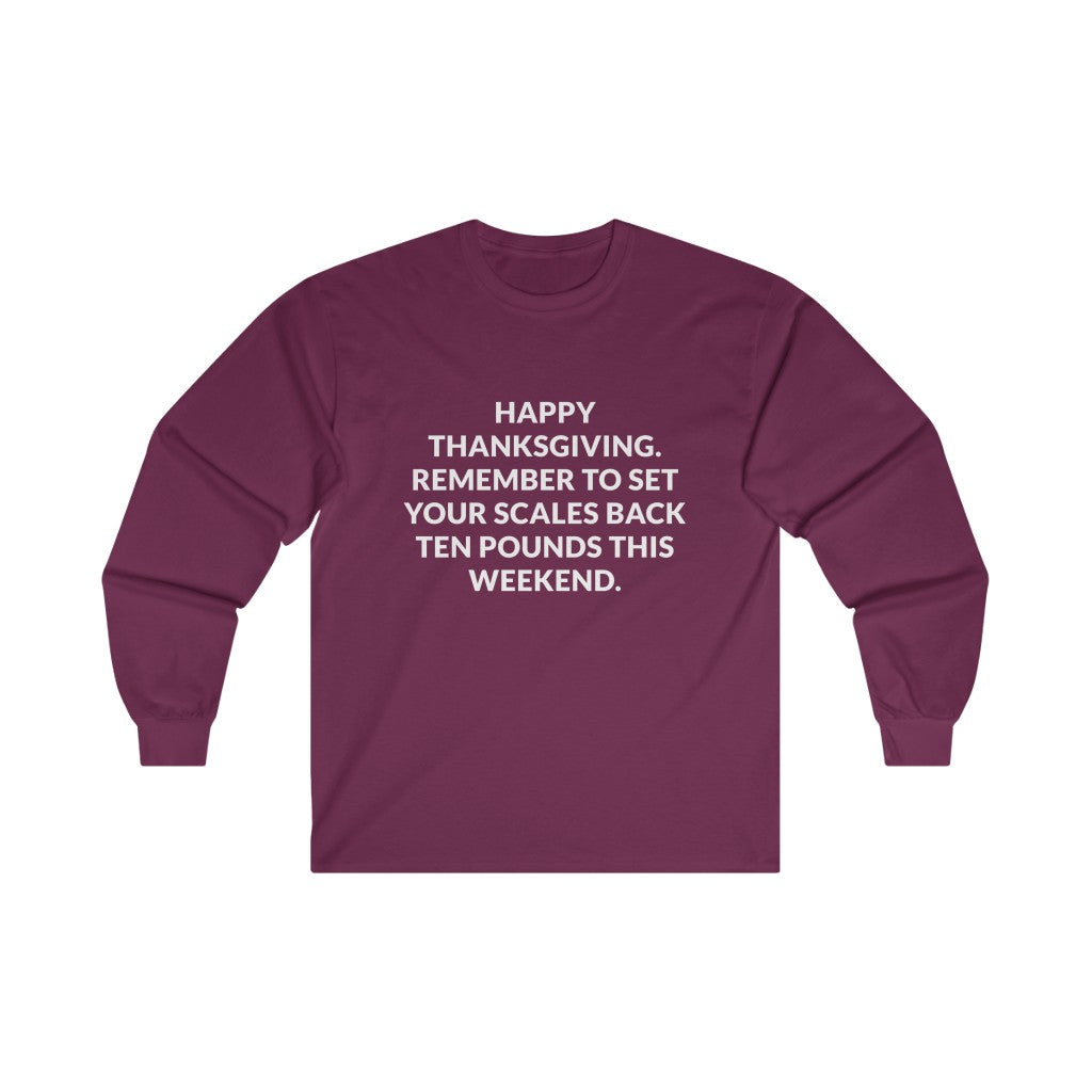 Set Your Scales Long Sleeve Tee Set Your Scales Long Sleeve Tee