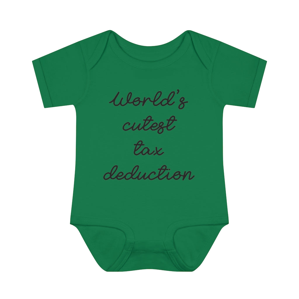 Cute Tax Deduction Infant Onesie Cute Tax Deduction Infant Onesie
